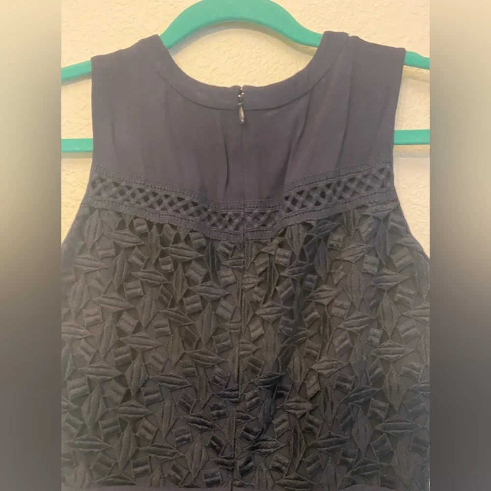 Navy Blue Anne Taylor Dress - Picture 5 of 6